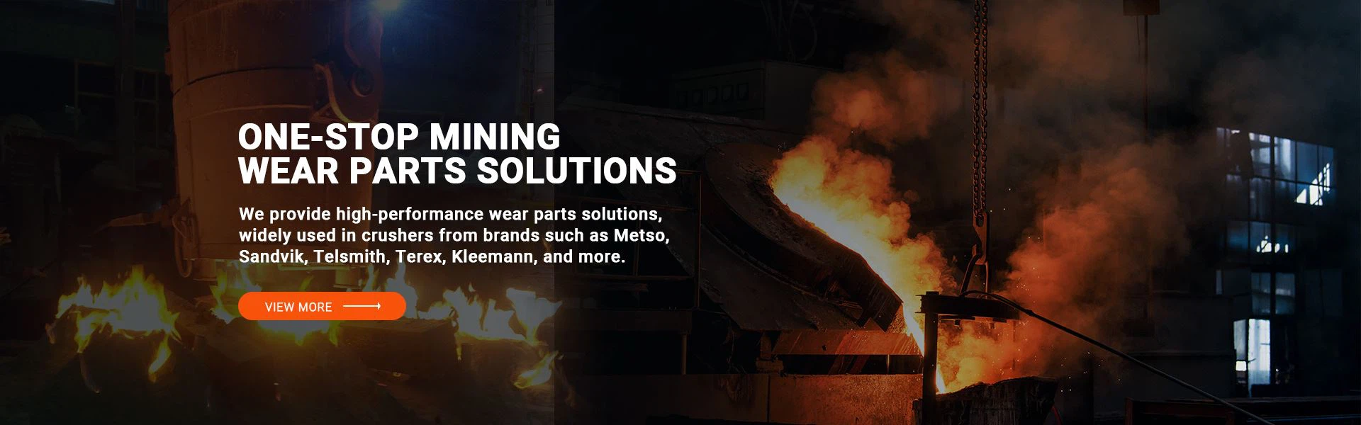 customized wear-resistant casting accessories parts solutions for crushers